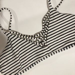 Striped Hollister Bikini Top